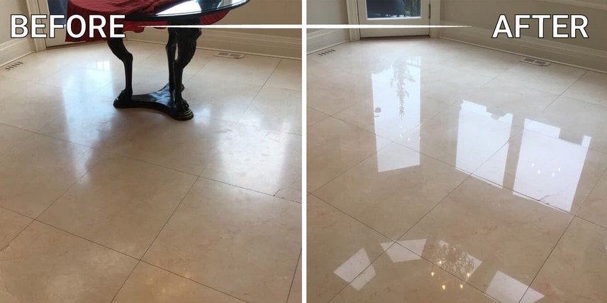 Natural Stone floor cleaning and polishing services near me